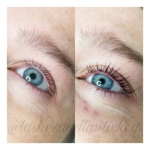 photo of lash lift