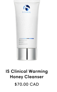 is clinical warming honey cleanser for all skin types